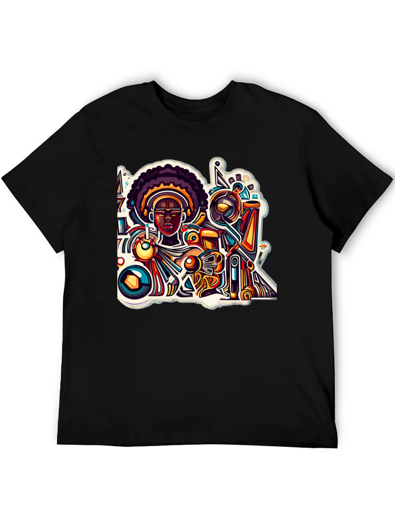 Abstract Afro Art T-Shirt