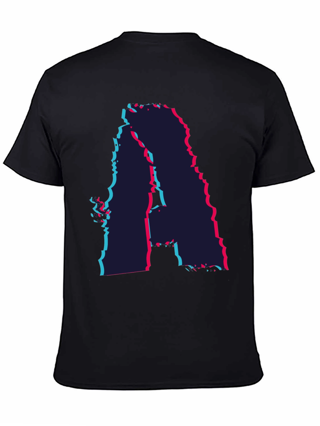 Abstract Glitch Letter A Graphic Tee