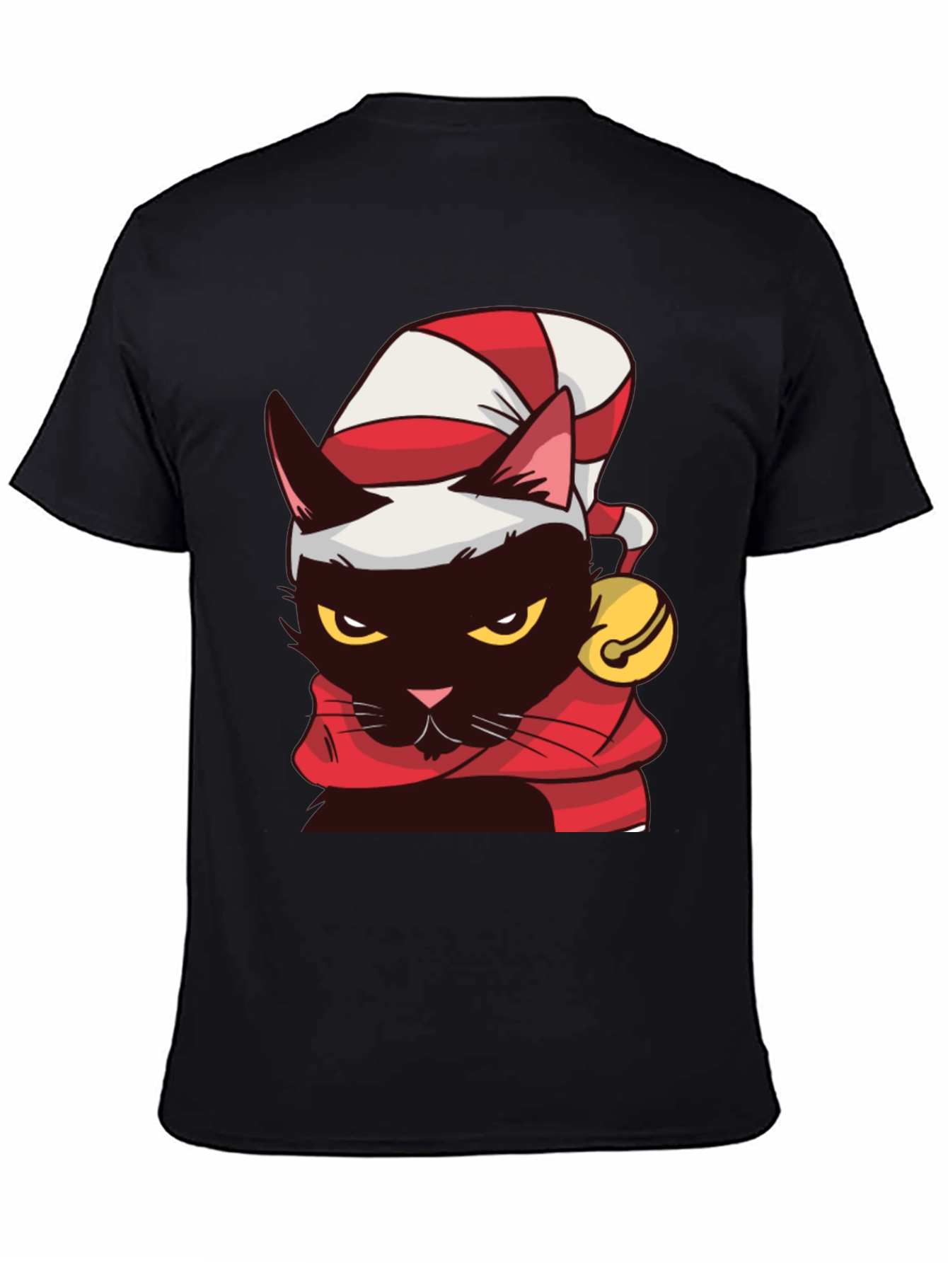 Festive Cat T-Shirt - Holiday Cheer