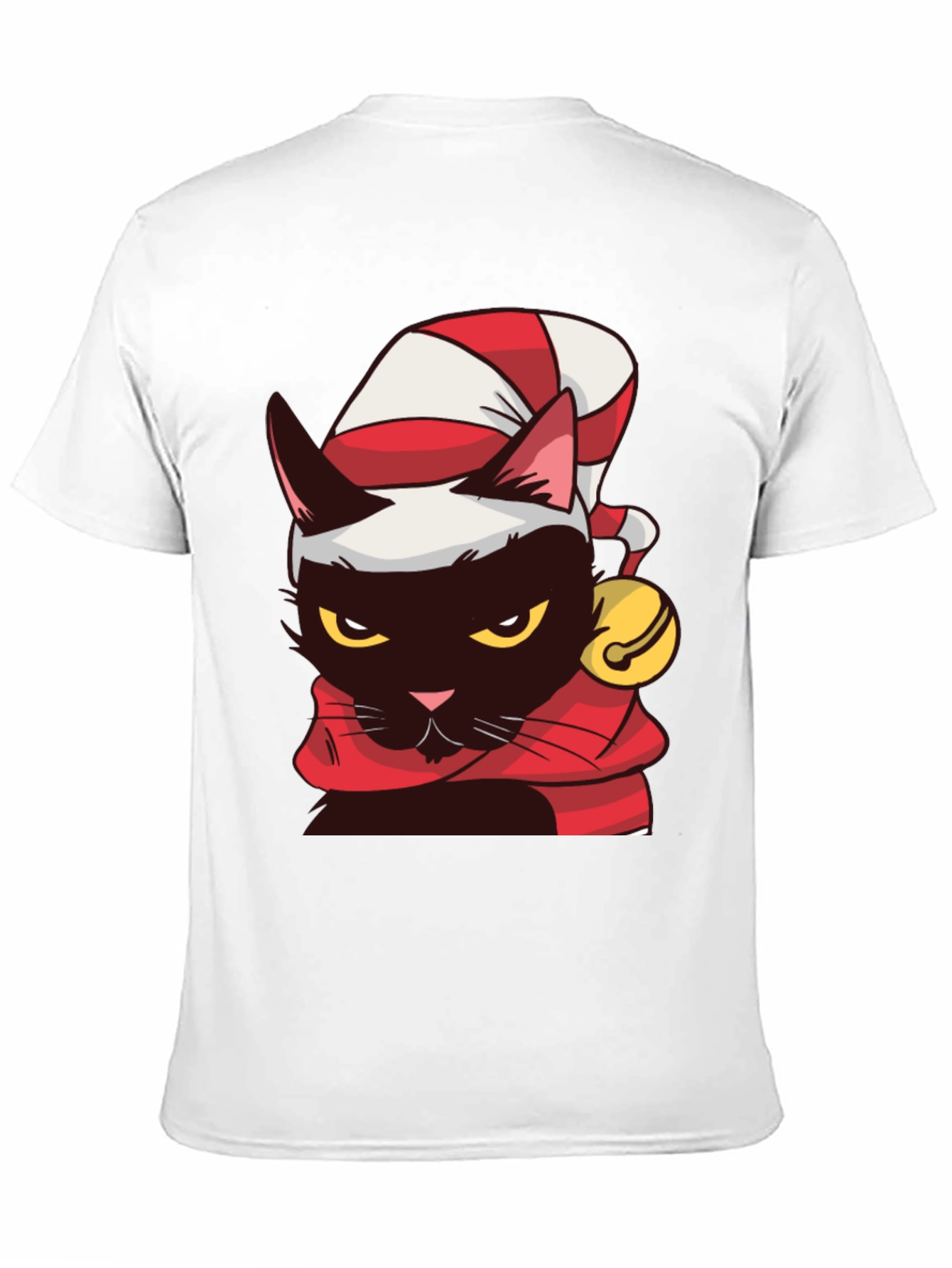 Festive Cat T-Shirt - Holiday Cheer