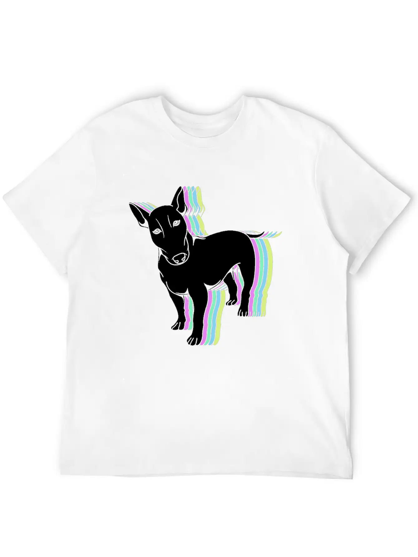 Bull Terrier Lover Colorful Bull Terrier Unisex Casual T-Shirt – Clean Design For Daily Comfort
