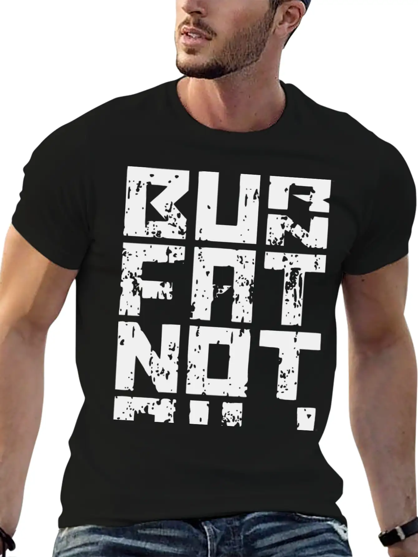Burn Fat Not Oil Cycling Biking Cycle Biker Gift Unisex Casual T-Shirt – Clean Design For Daily Comfort