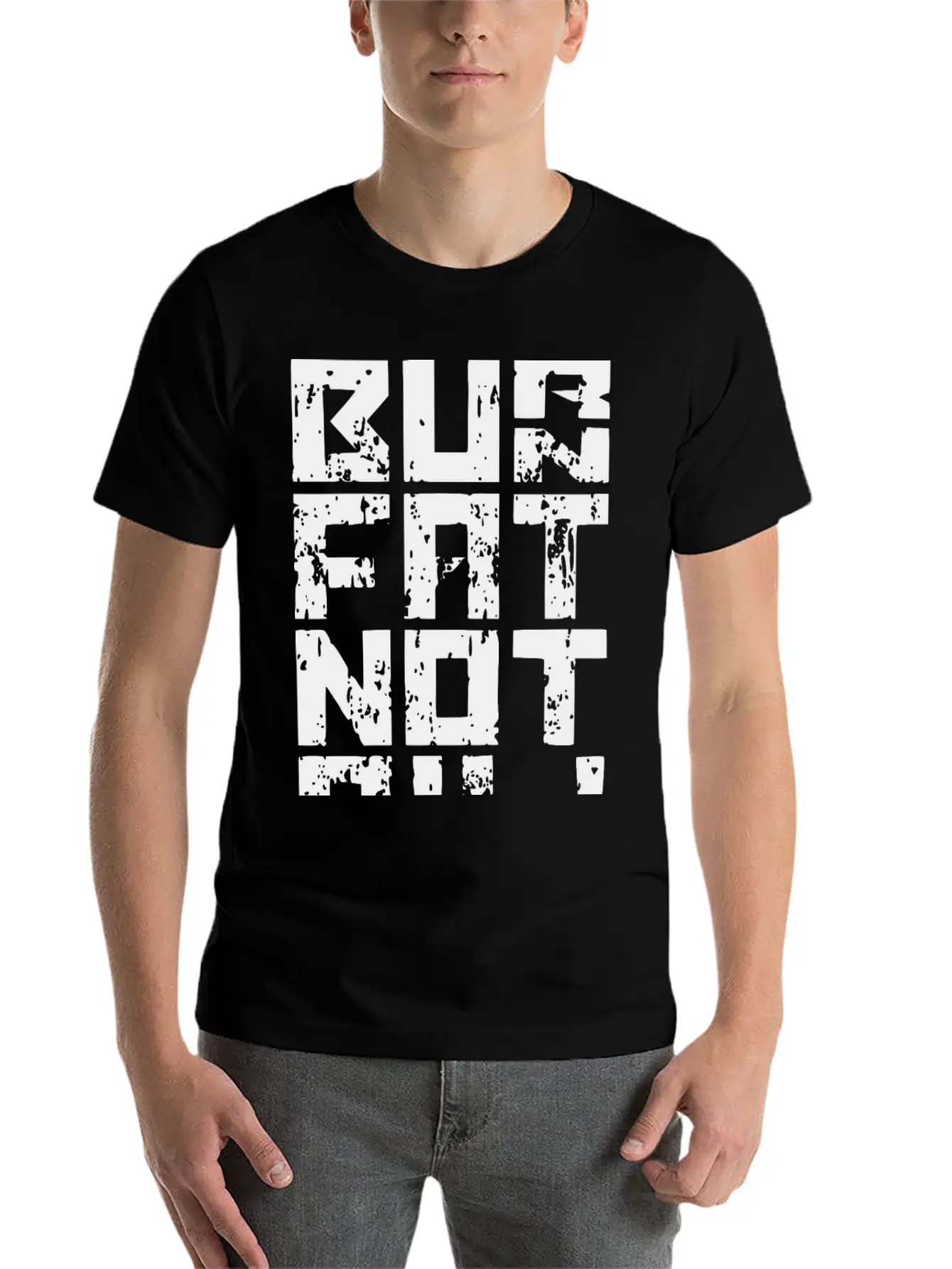 Burn Fat Not Oil Cycling Biking Cycle Biker Gift Unisex Casual T-Shirt – Clean Design For Daily Comfort