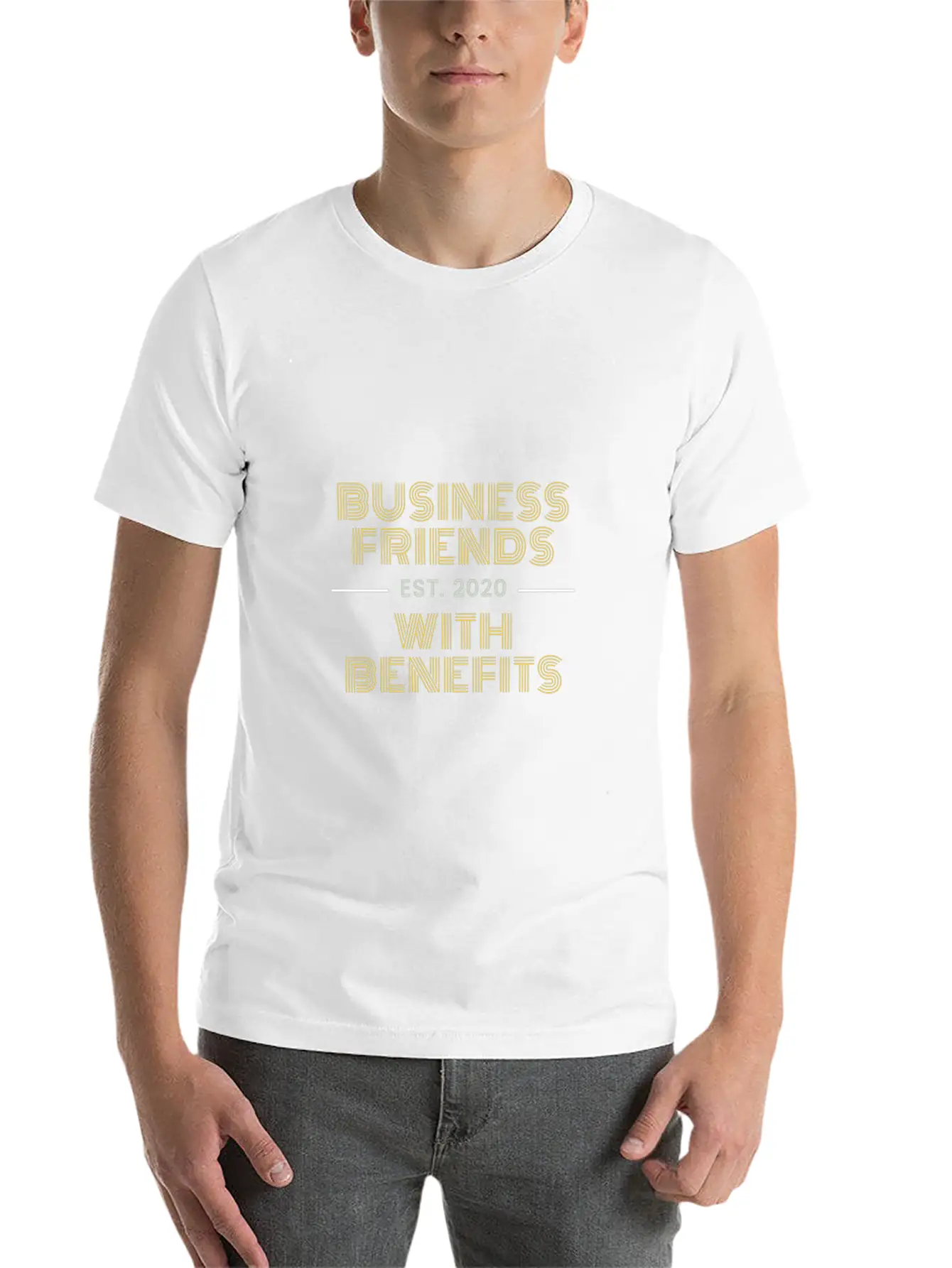 Business Friends With Benefits Conference 2020 Unisex Casual T-Shirt – Clean Design For Daily Comfort