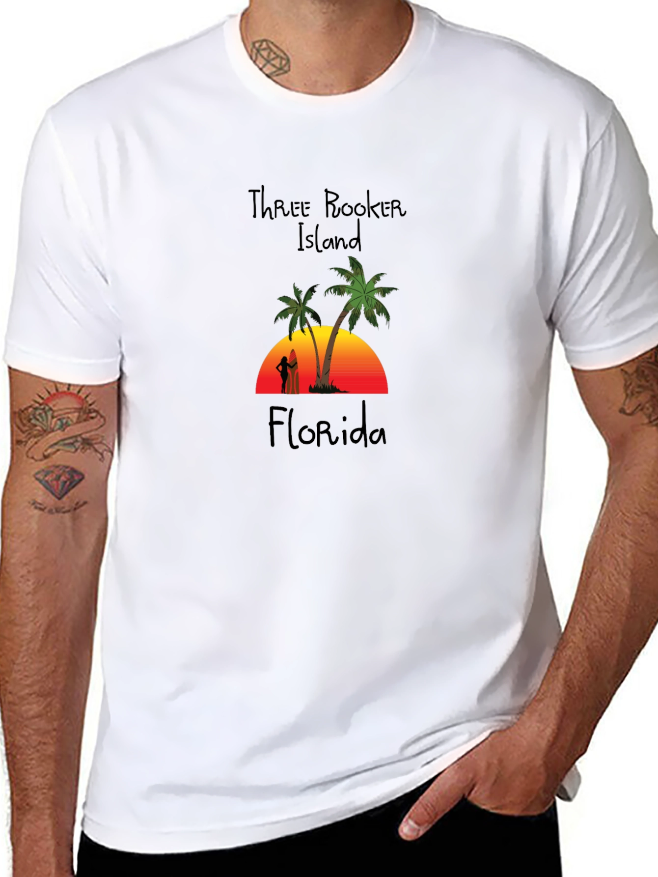 Three Rooker Island Florida T-Shirt