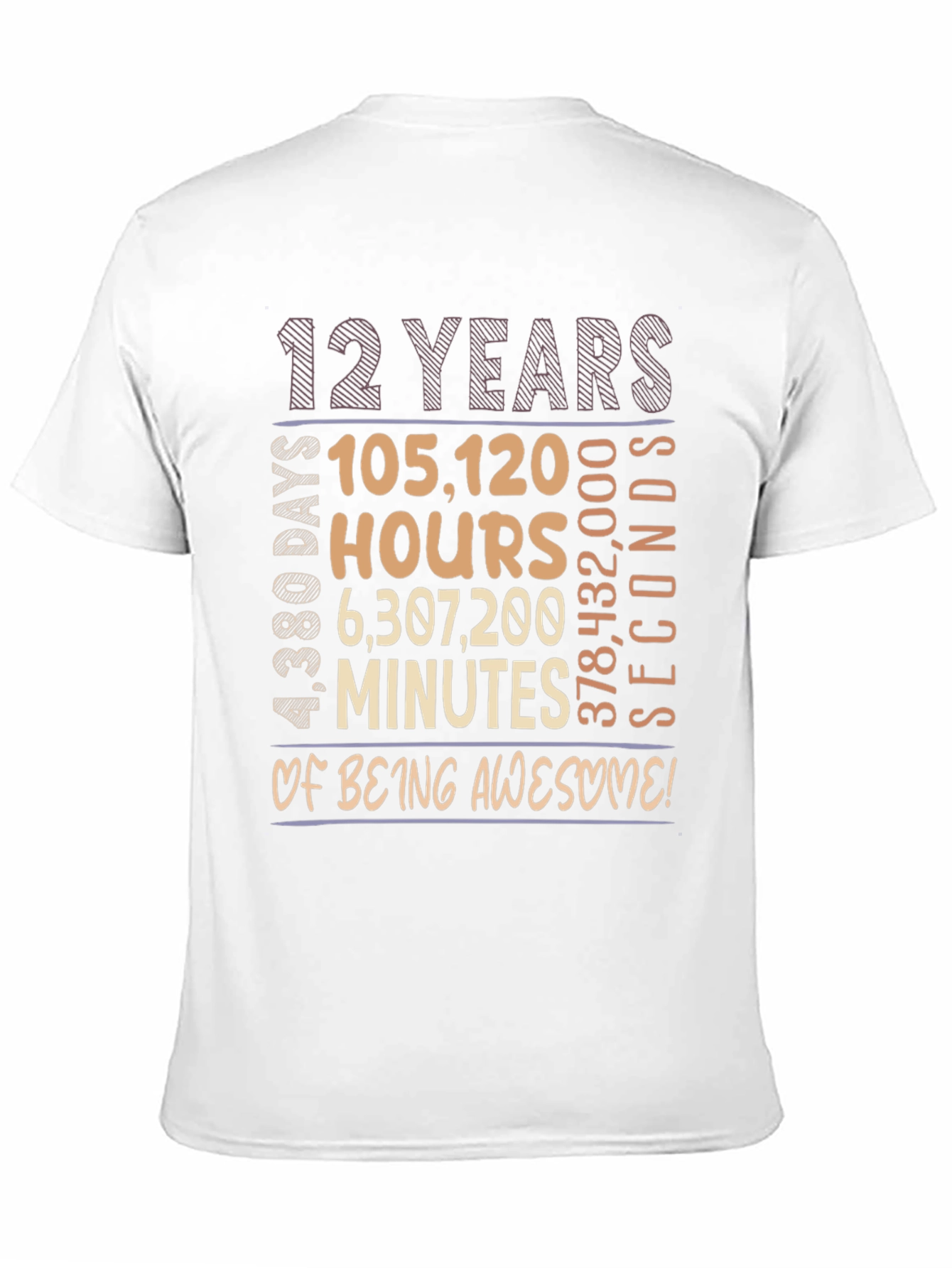 12 Years Of Being Awesome T-Shirt