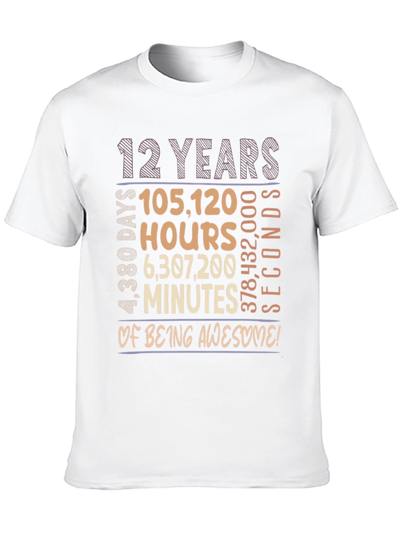 12 Years Of Being Awesome T-Shirt
