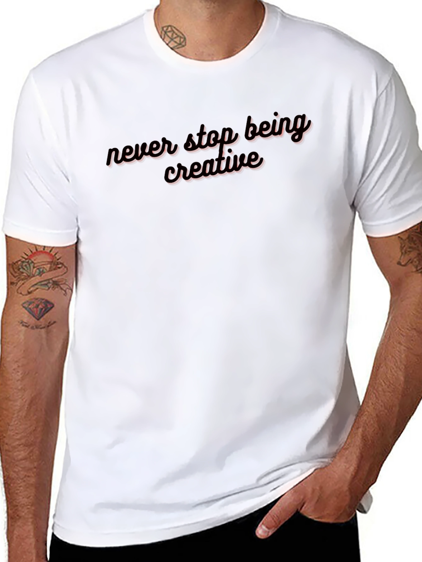 Creative Inspiration Tee - Never Stop Being Creative
