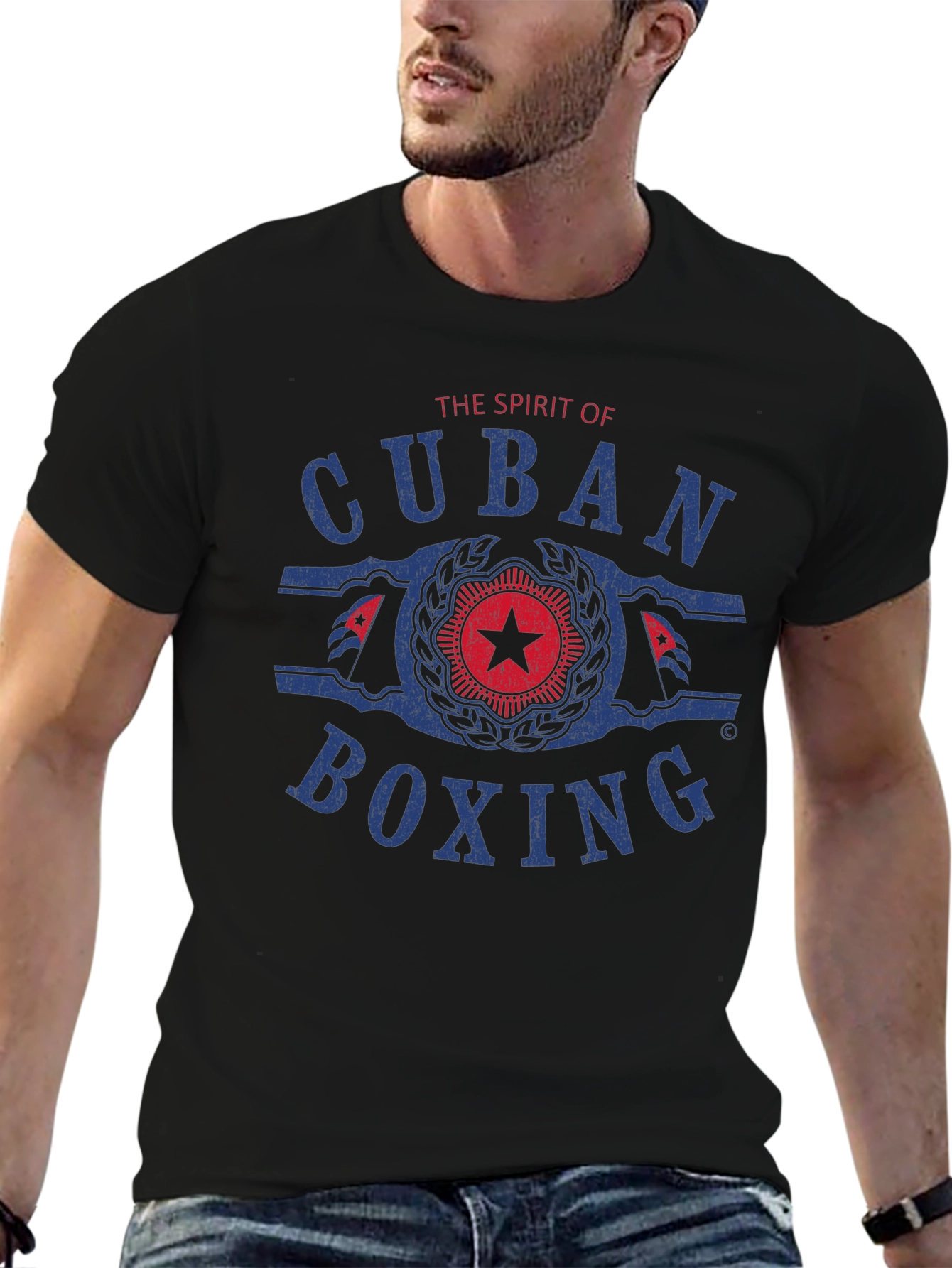 Cuban Boxing Spirit Graphic Tee