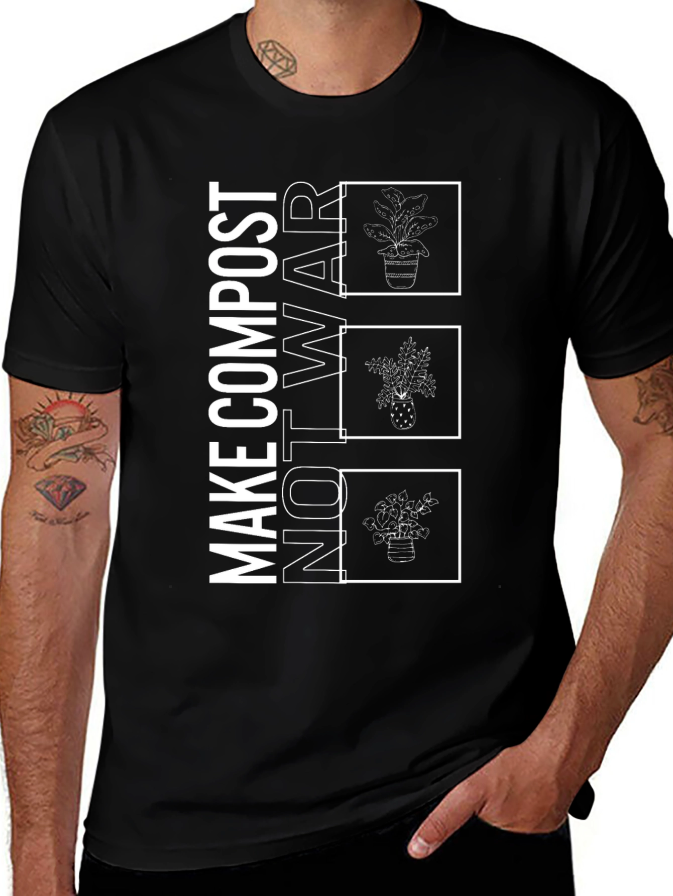 Make Compost Not War T-Shirt