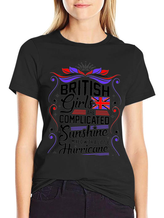 British Girls Complicated Sunshine Graphic T-Shirt