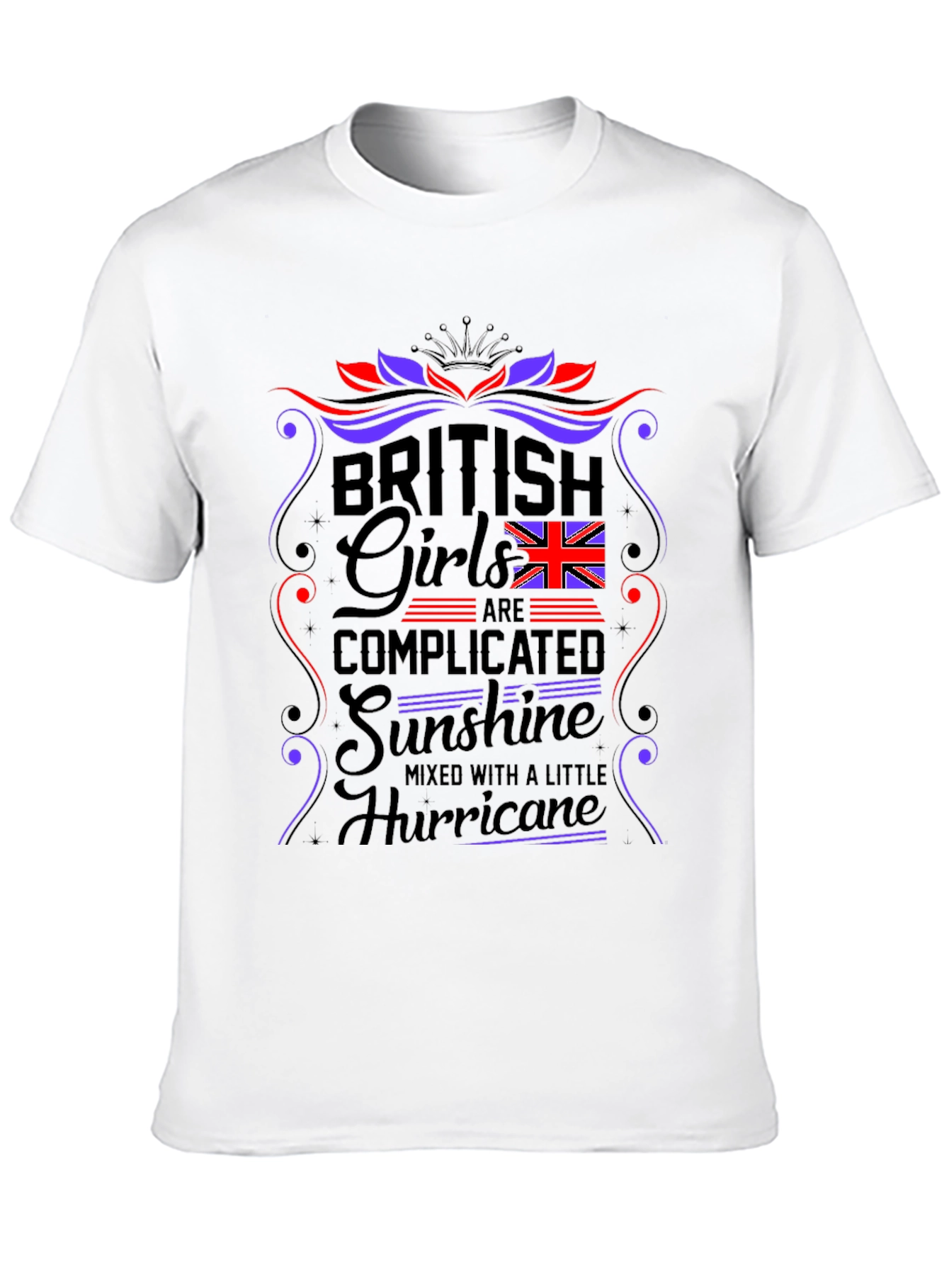 British Girls Complicated Sunshine Graphic T-Shirt