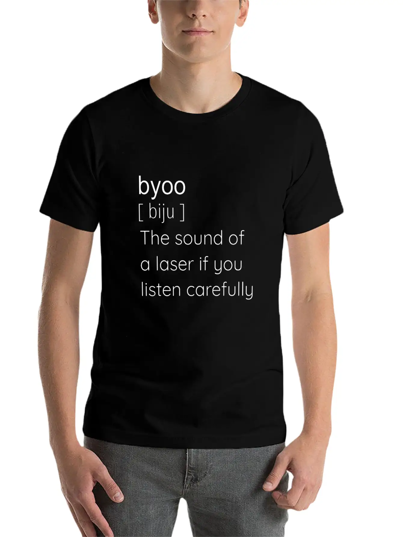 Byoo - Sound Of A Laser - Science Fiction, Sword Unisex Casual T-Shirt – Clean Design For Daily Comfort