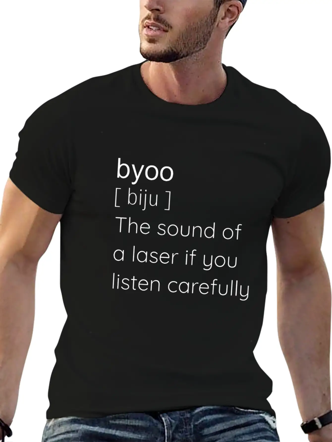 Byoo - Sound Of A Laser - Science Fiction, Sword Unisex Casual T-Shirt – Clean Design For Daily Comfort