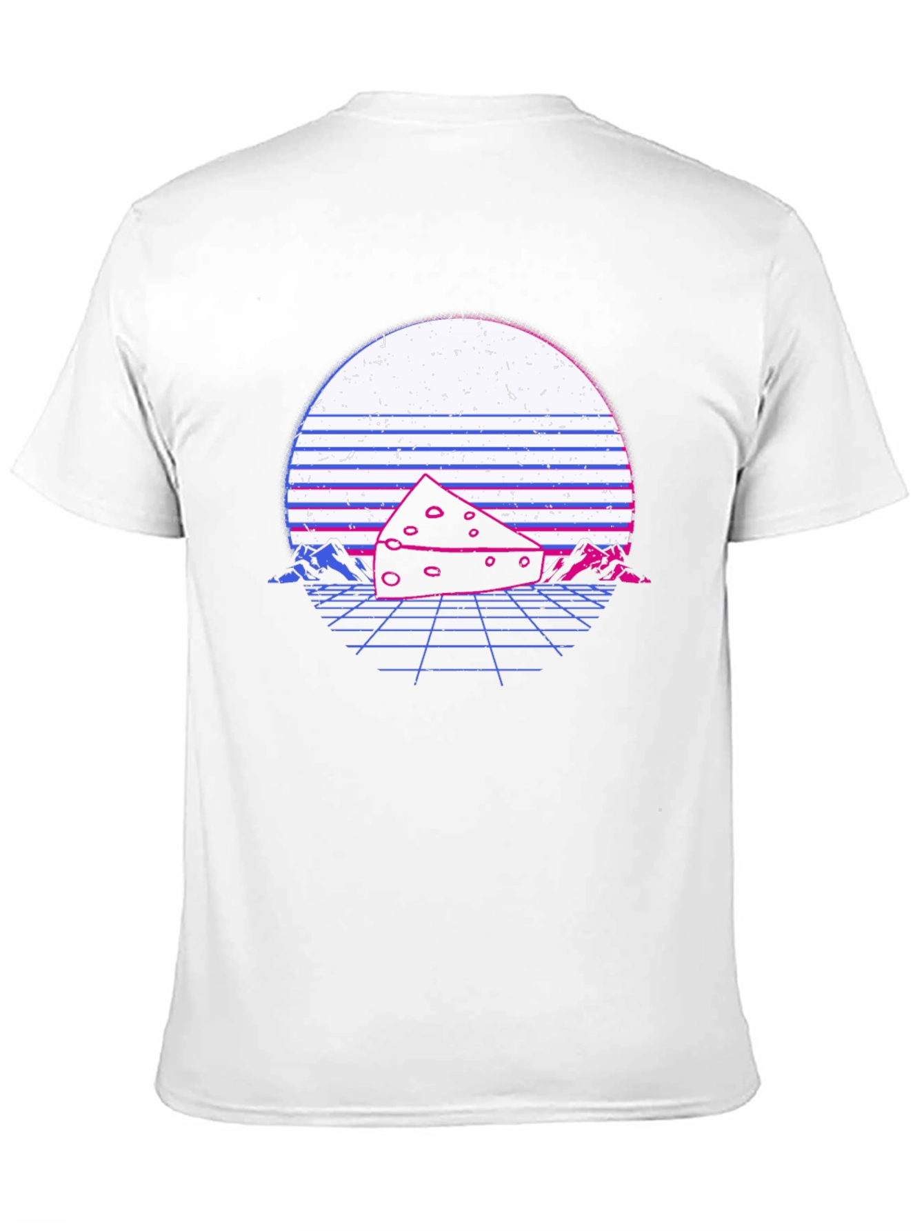 Retro Cheese T-Shirt - Synthwave Style
