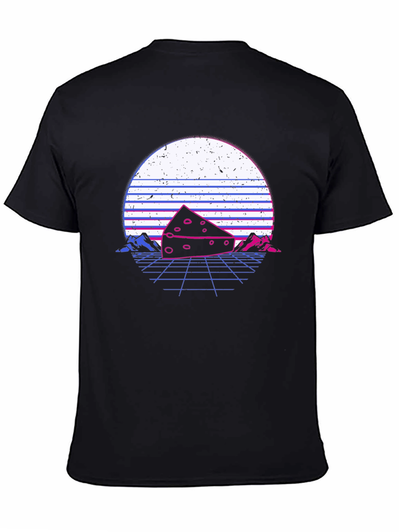 Retro Cheese T-Shirt - Synthwave Style