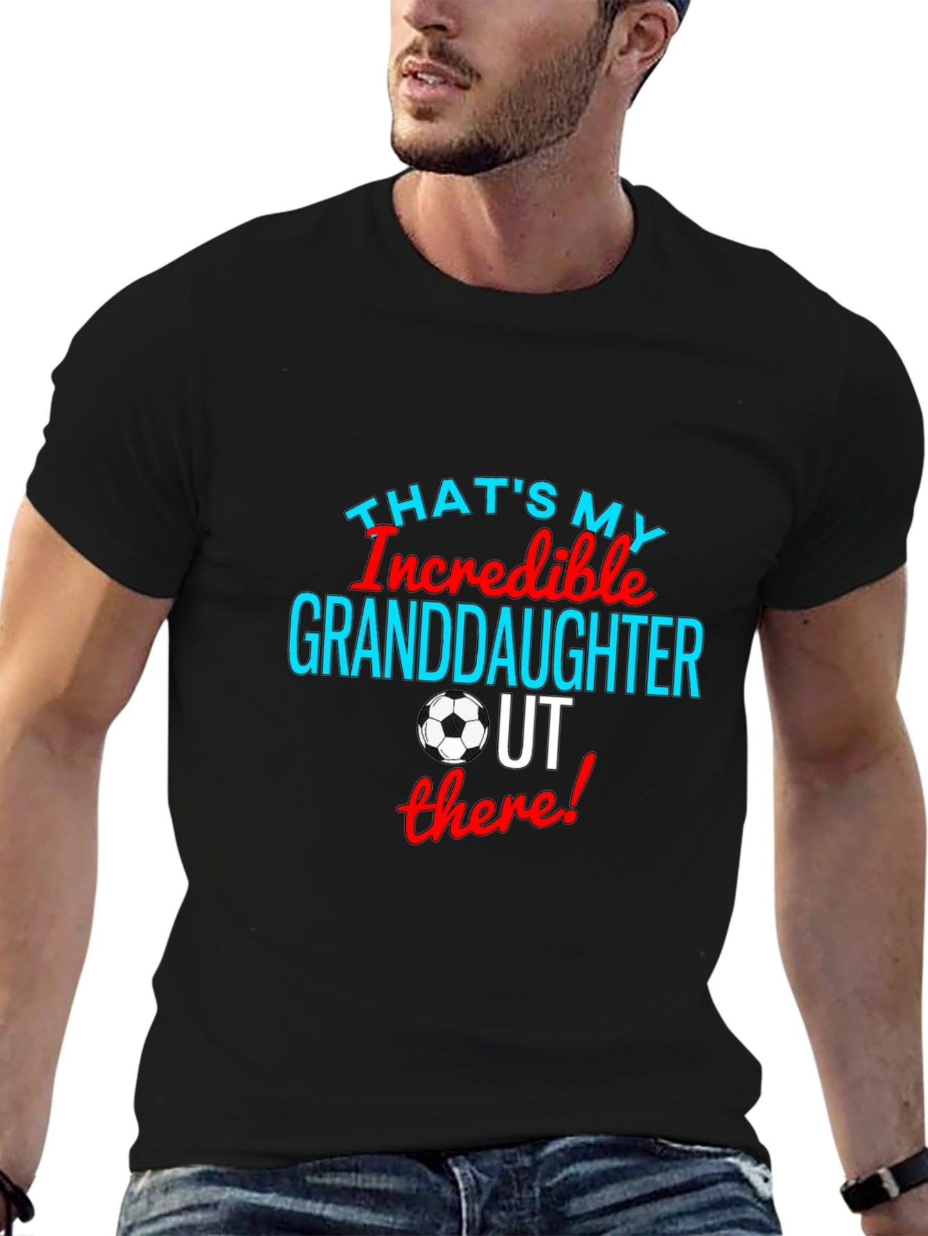 Incredible Granddaughter Soccer T-Shirt