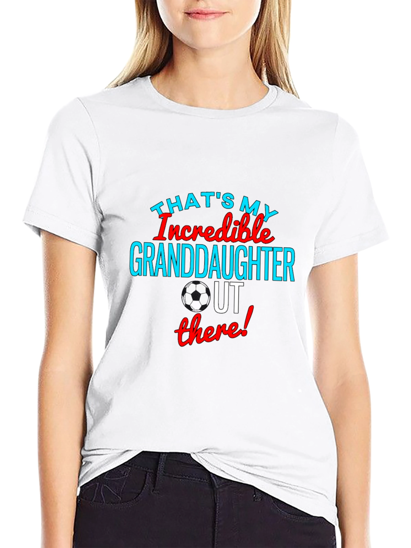 Incredible Granddaughter Soccer T-Shirt