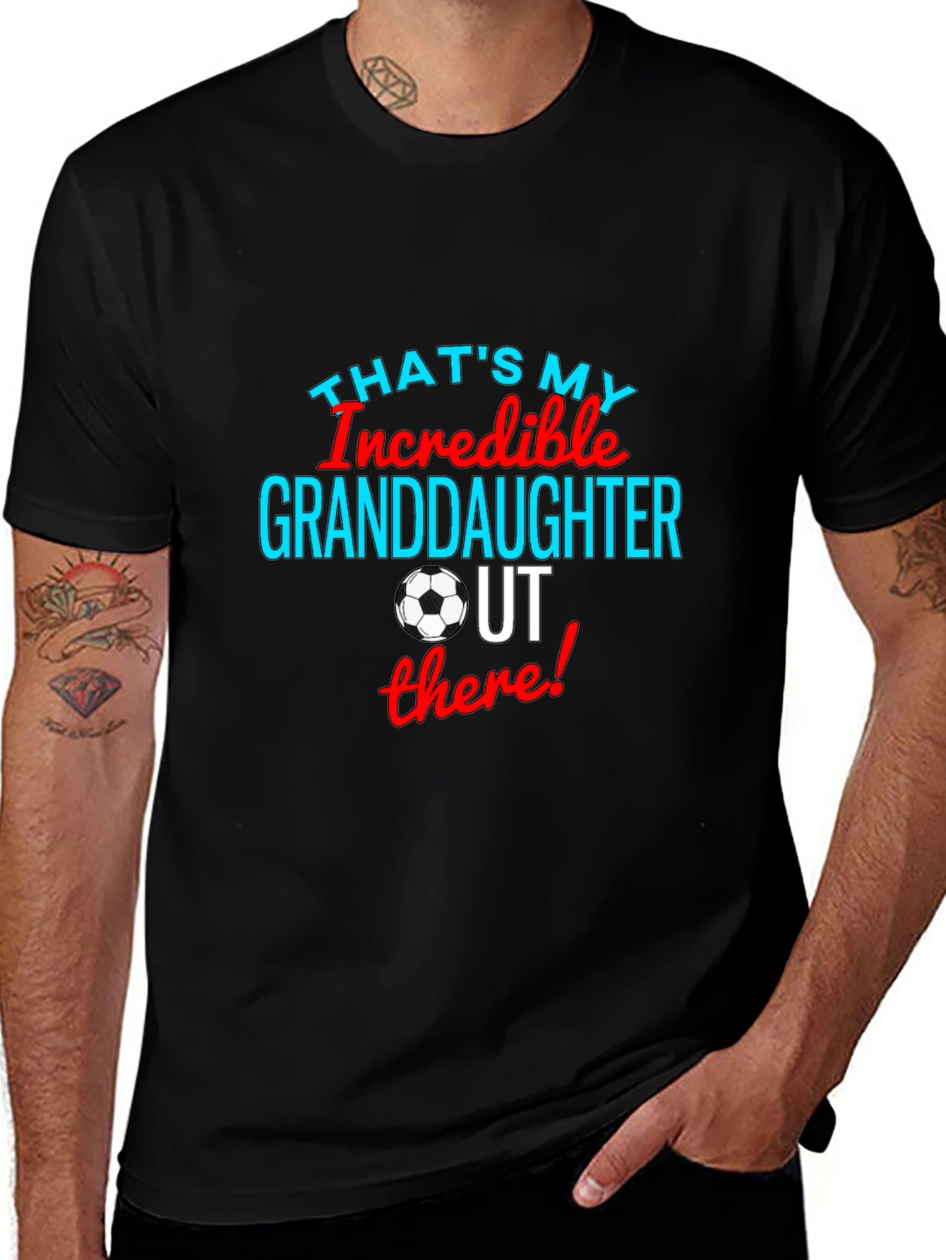 Incredible Granddaughter Soccer T-Shirt