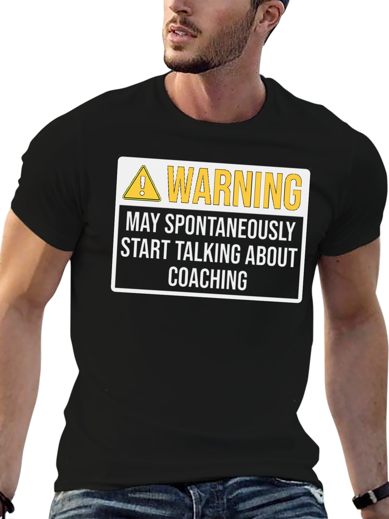 Warning: May Spontaneously Talk Coaching T-Shirt