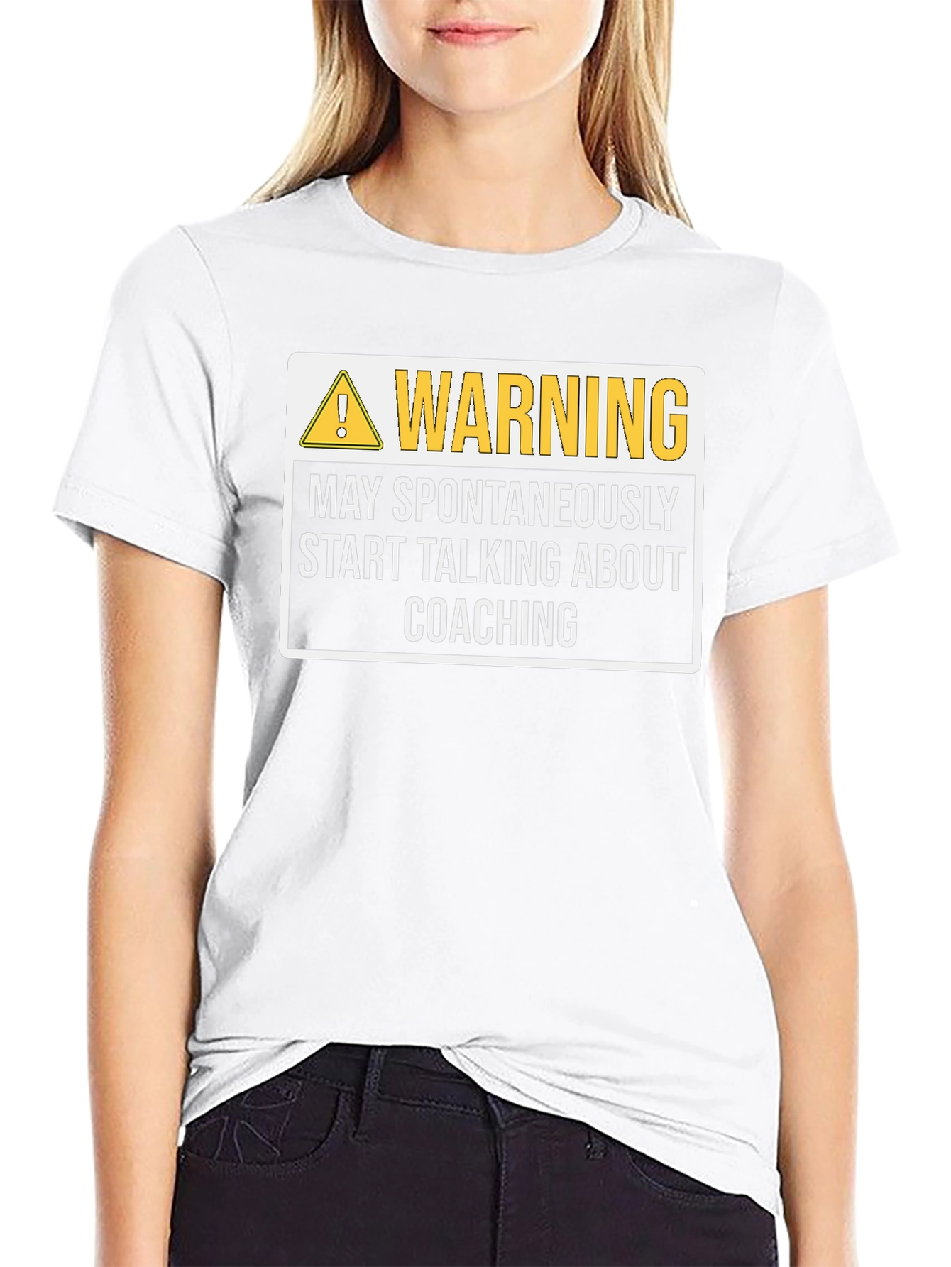 Warning: May Spontaneously Talk Coaching T-Shirt