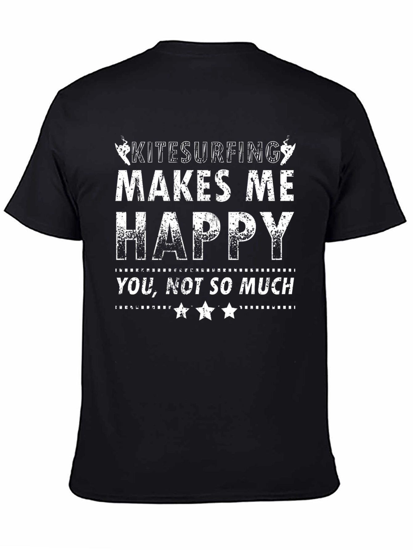 Kitesurfing Makes Me Happy Graphic T-Shirt