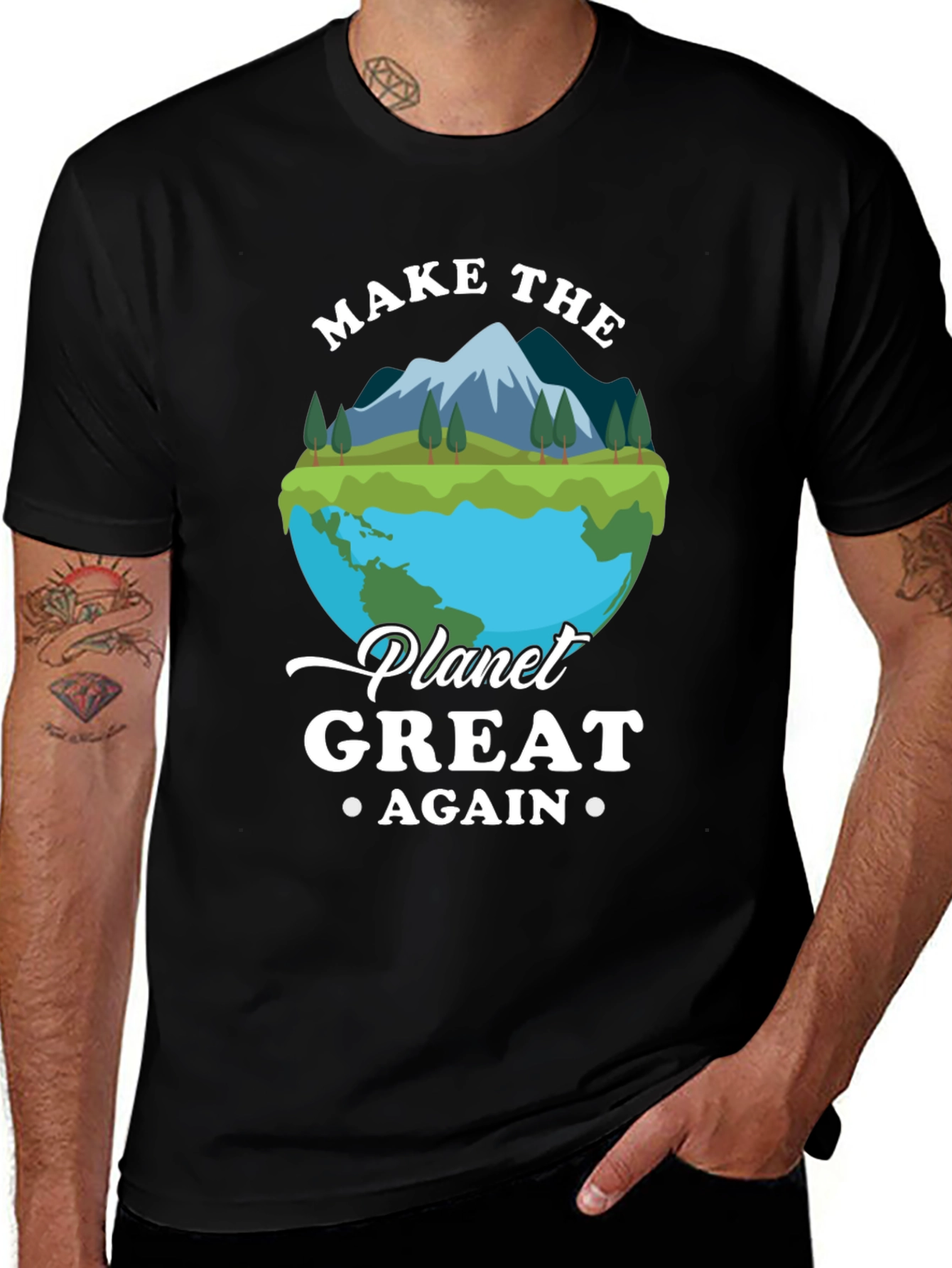Make the Planet Great Again Graphic T-Shirt