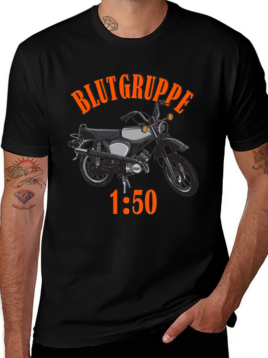 Blutgruppe 1:50 Motorcycle Graphic T-Shirt