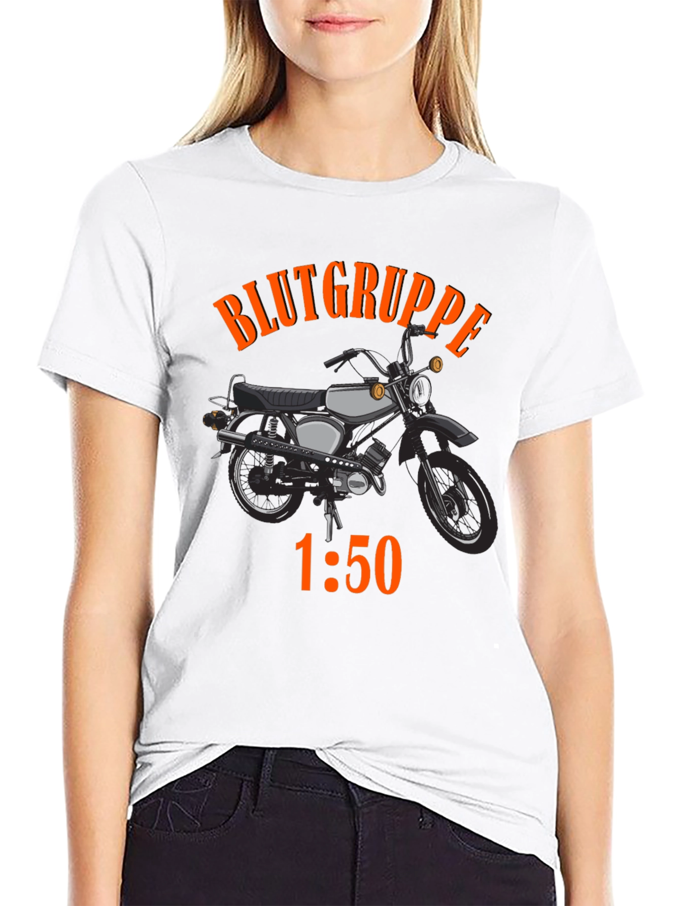 Blutgruppe 1:50 Motorcycle Graphic T-Shirt