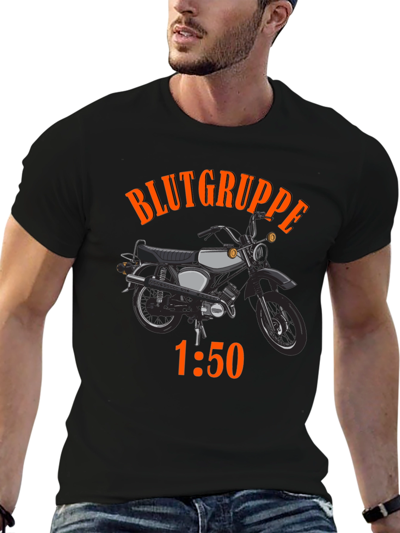 Blutgruppe 1:50 Motorcycle Graphic T-Shirt