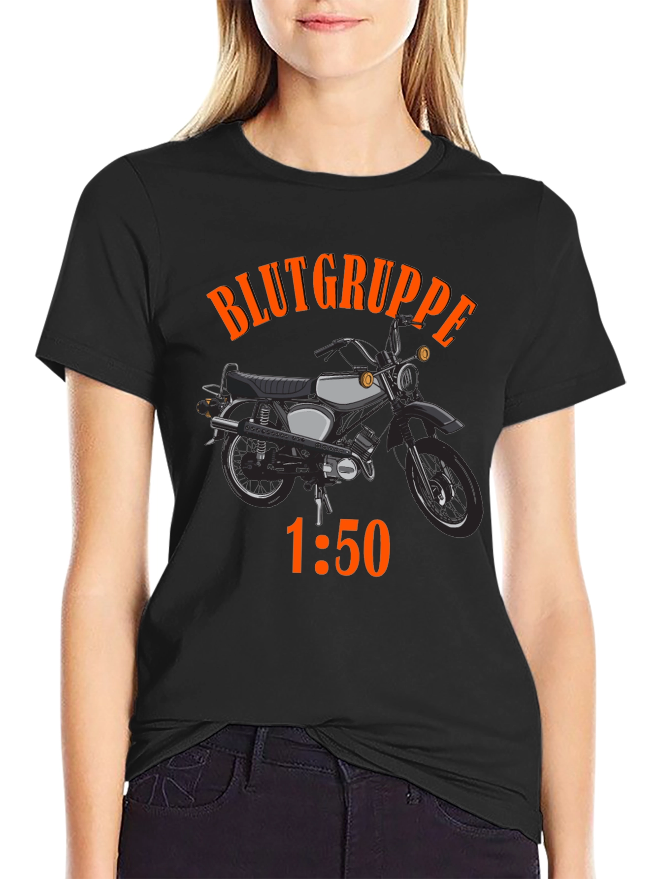 Blutgruppe 1:50 Motorcycle Graphic T-Shirt