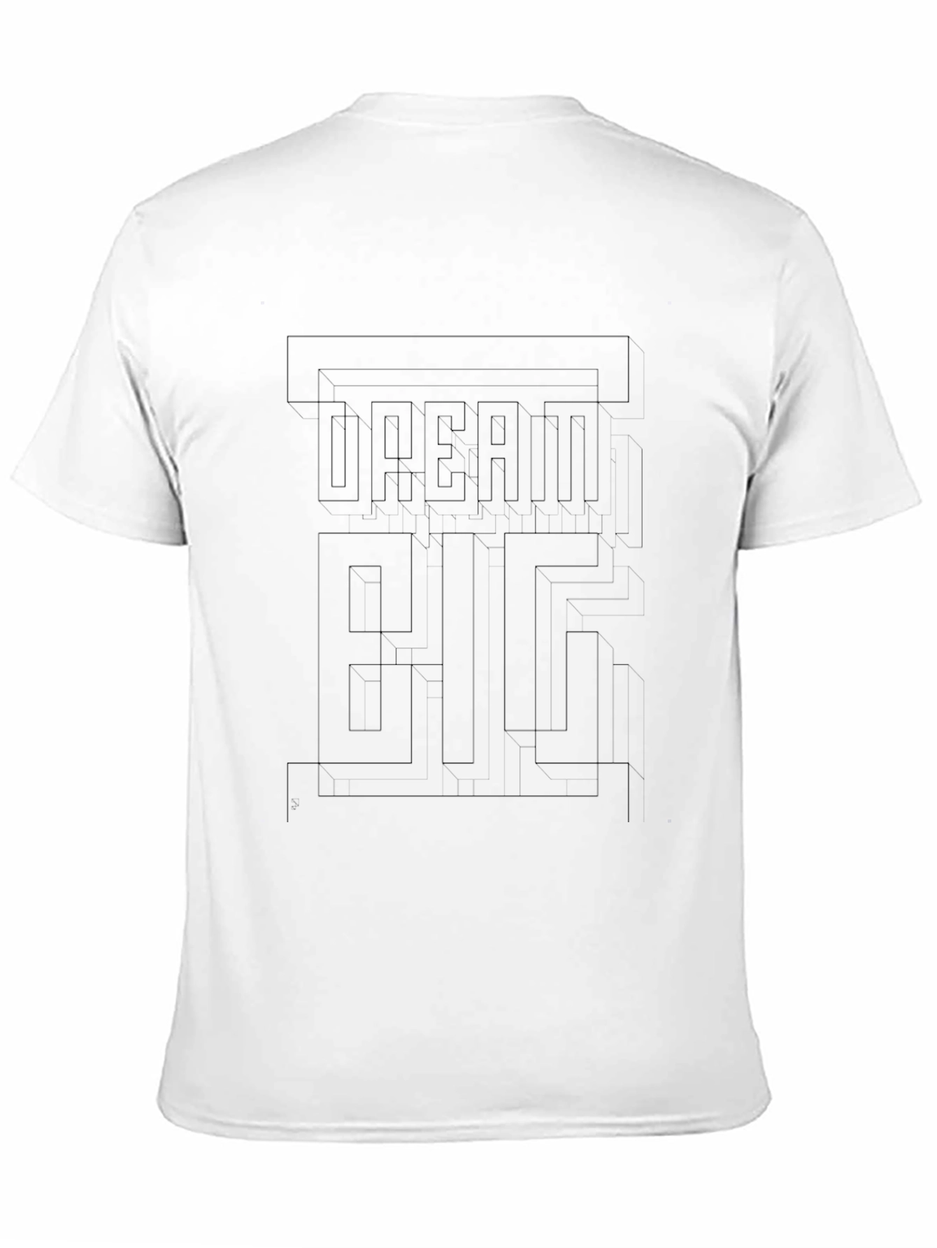 Dream Big Graphic Tee - Stylish Mens Black T-Shirt