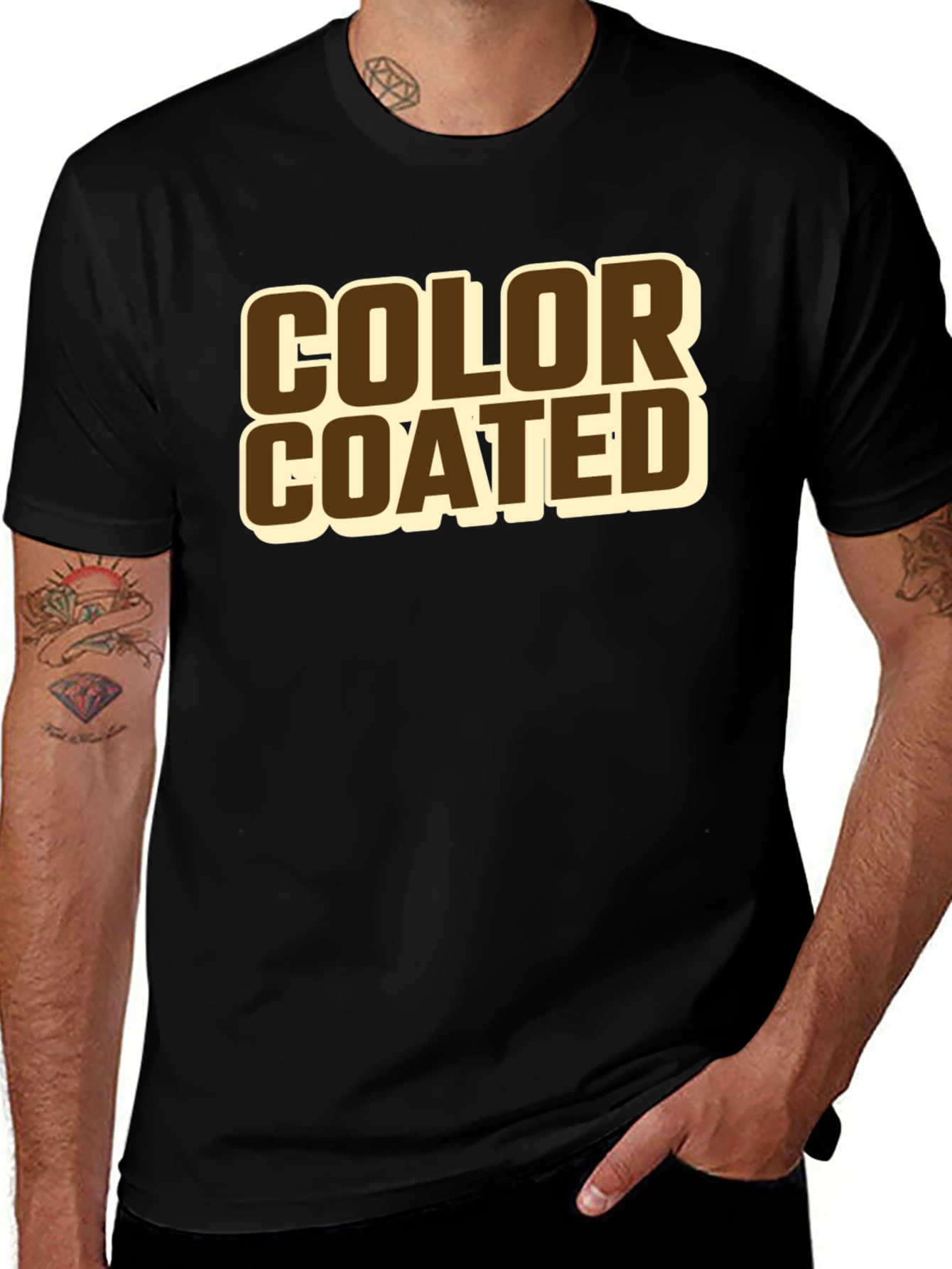 Color Coated Graphic Tee