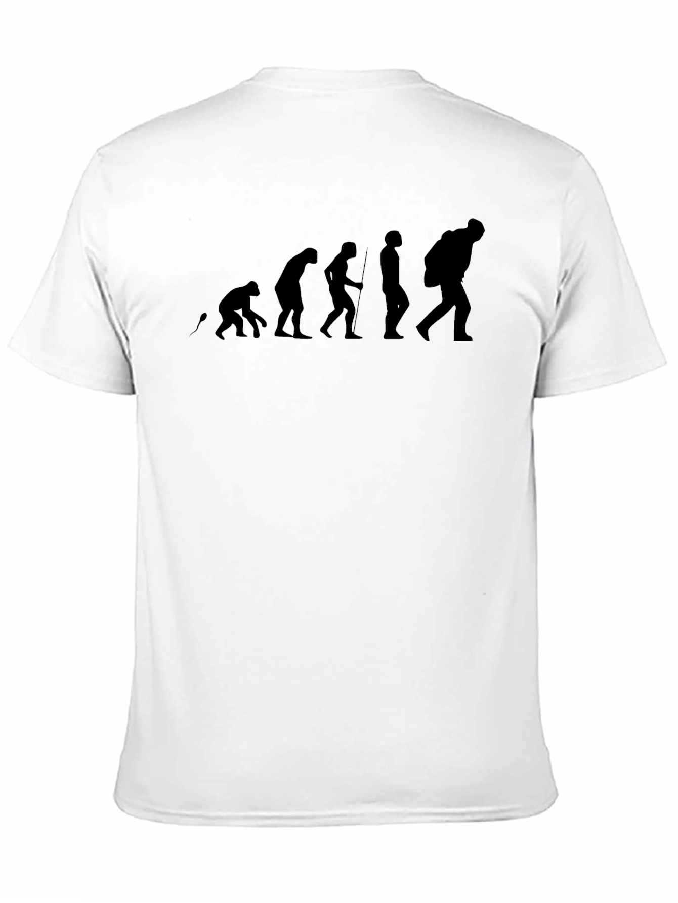 Evolution of Man Black T-Shirt