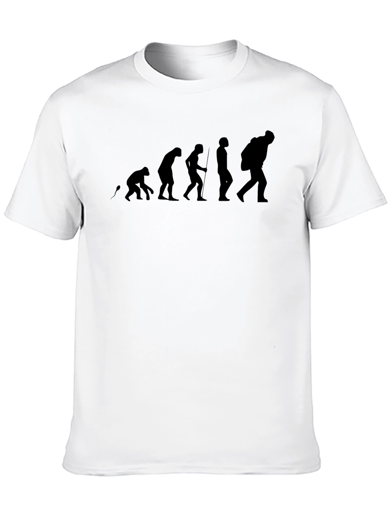 Evolution of Man Black T-Shirt