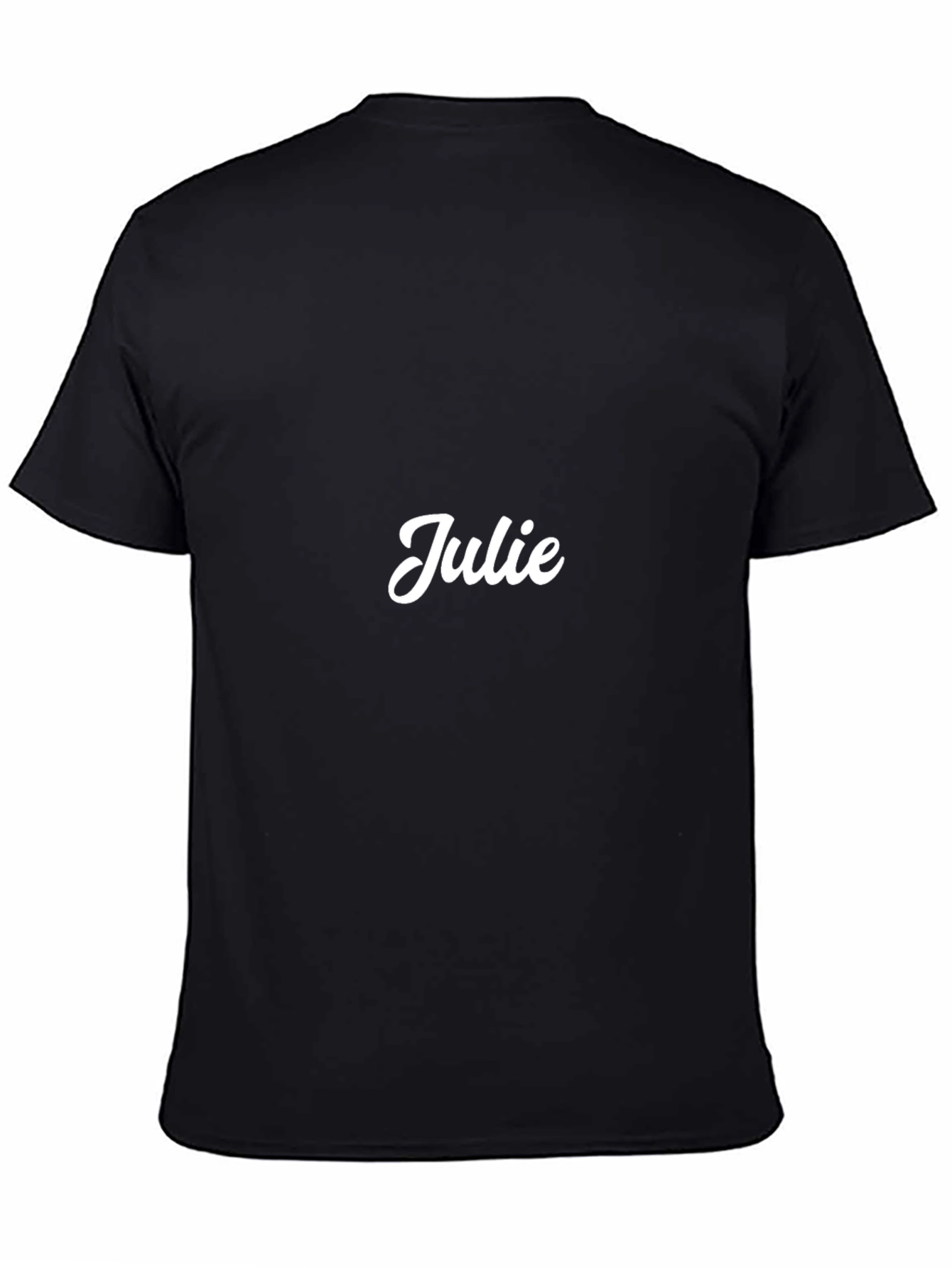Personalized Julie Black T-Shirt