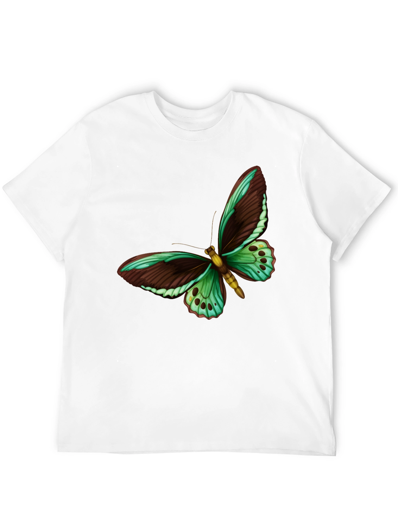 Butterfly Graphic Tee - Mens Short Sleeve T-Shirt