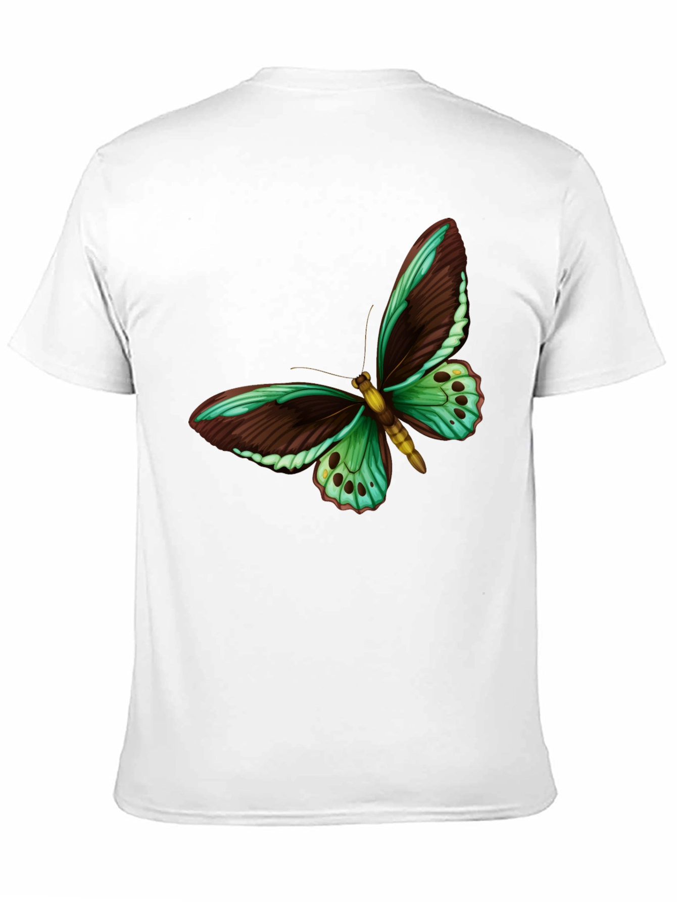 Butterfly Graphic Tee - Mens Short Sleeve T-Shirt