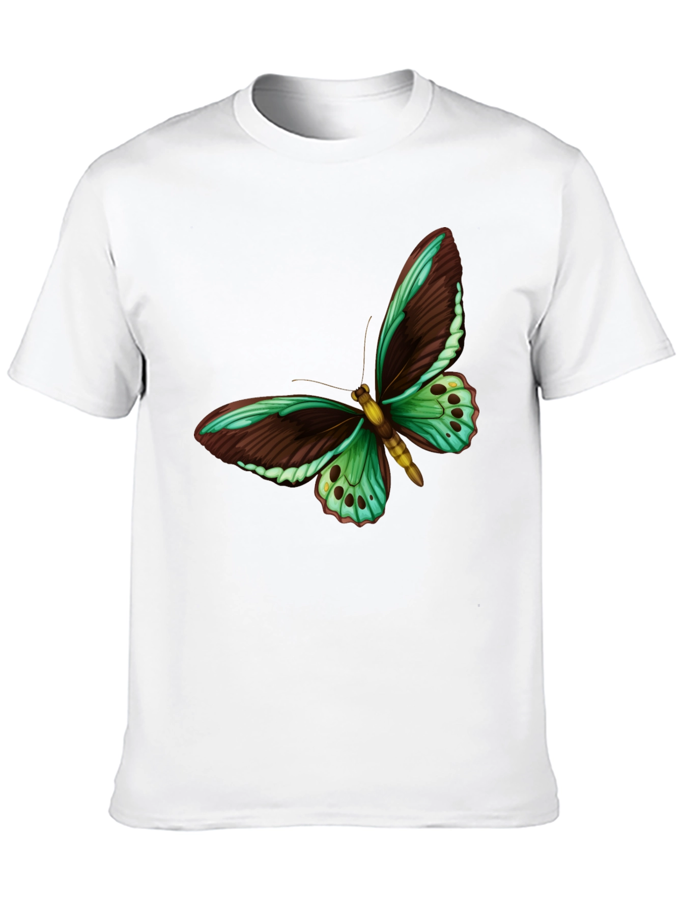 Butterfly Graphic Tee - Mens Short Sleeve T-Shirt