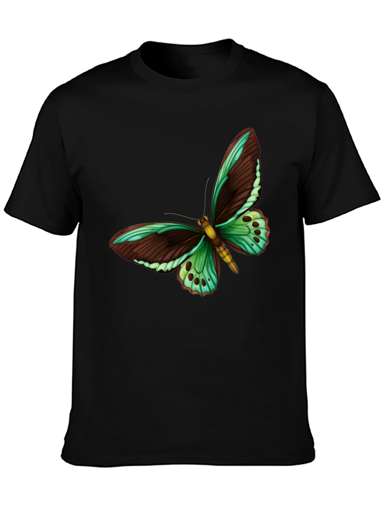 Butterfly Graphic Tee - Mens Short Sleeve T-Shirt