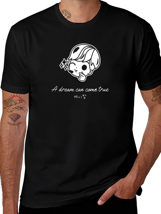 Dream Come True Graphic Tee - Black