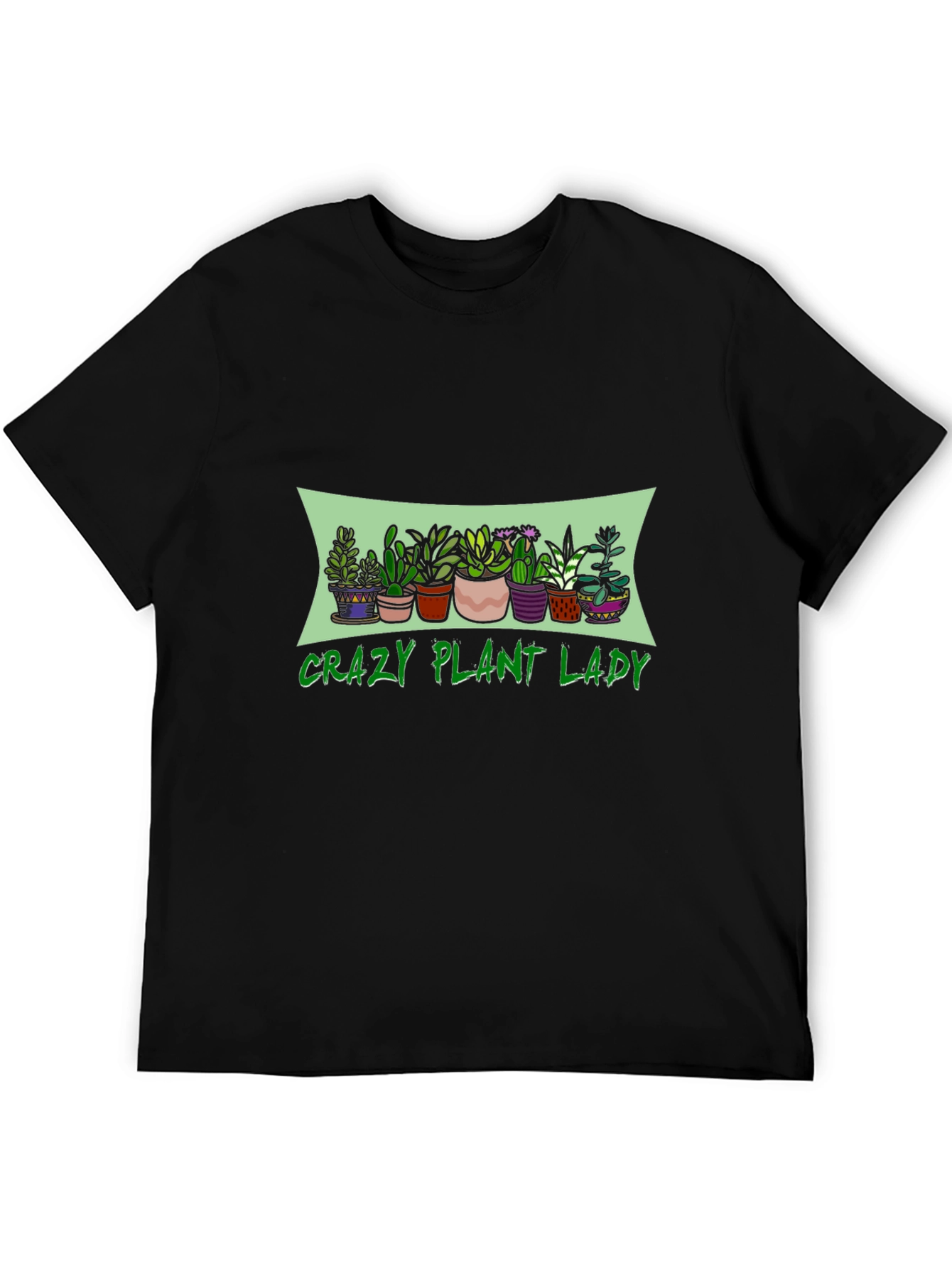 Crazy Plant Lady Graphic T-Shirt