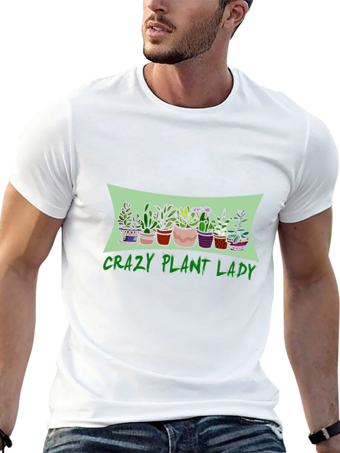 Crazy Plant Lady Graphic T-Shirt