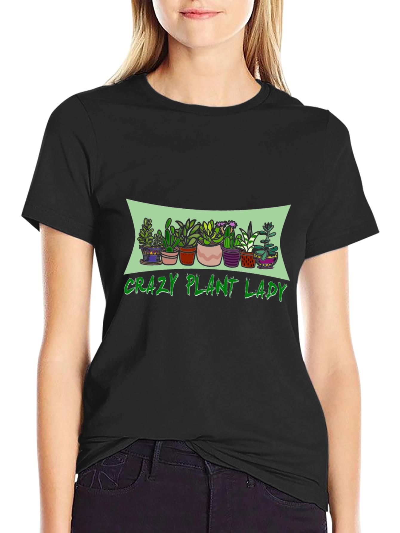 Crazy Plant Lady Graphic T-Shirt