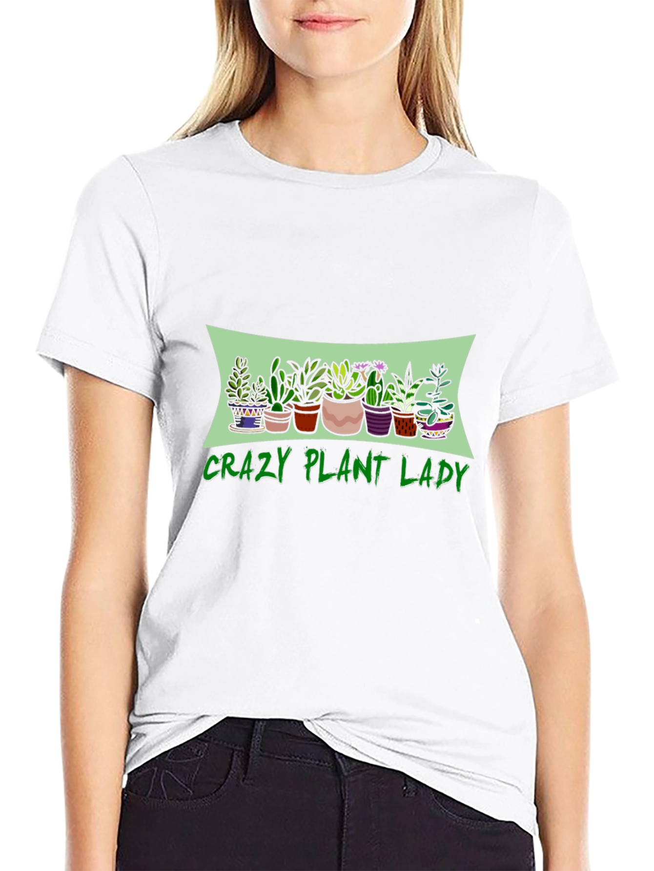 Crazy Plant Lady Graphic T-Shirt