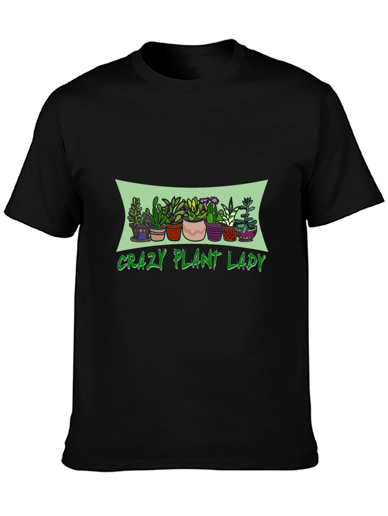 Crazy Plant Lady Graphic T-Shirt