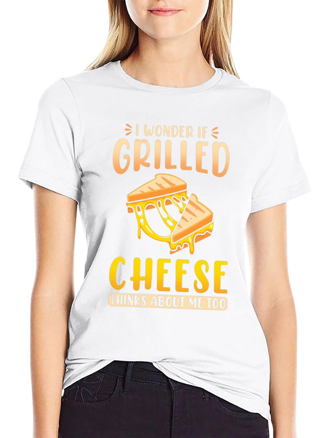 Grilled Cheese Graphic Tee - Funny Foodie Shirt