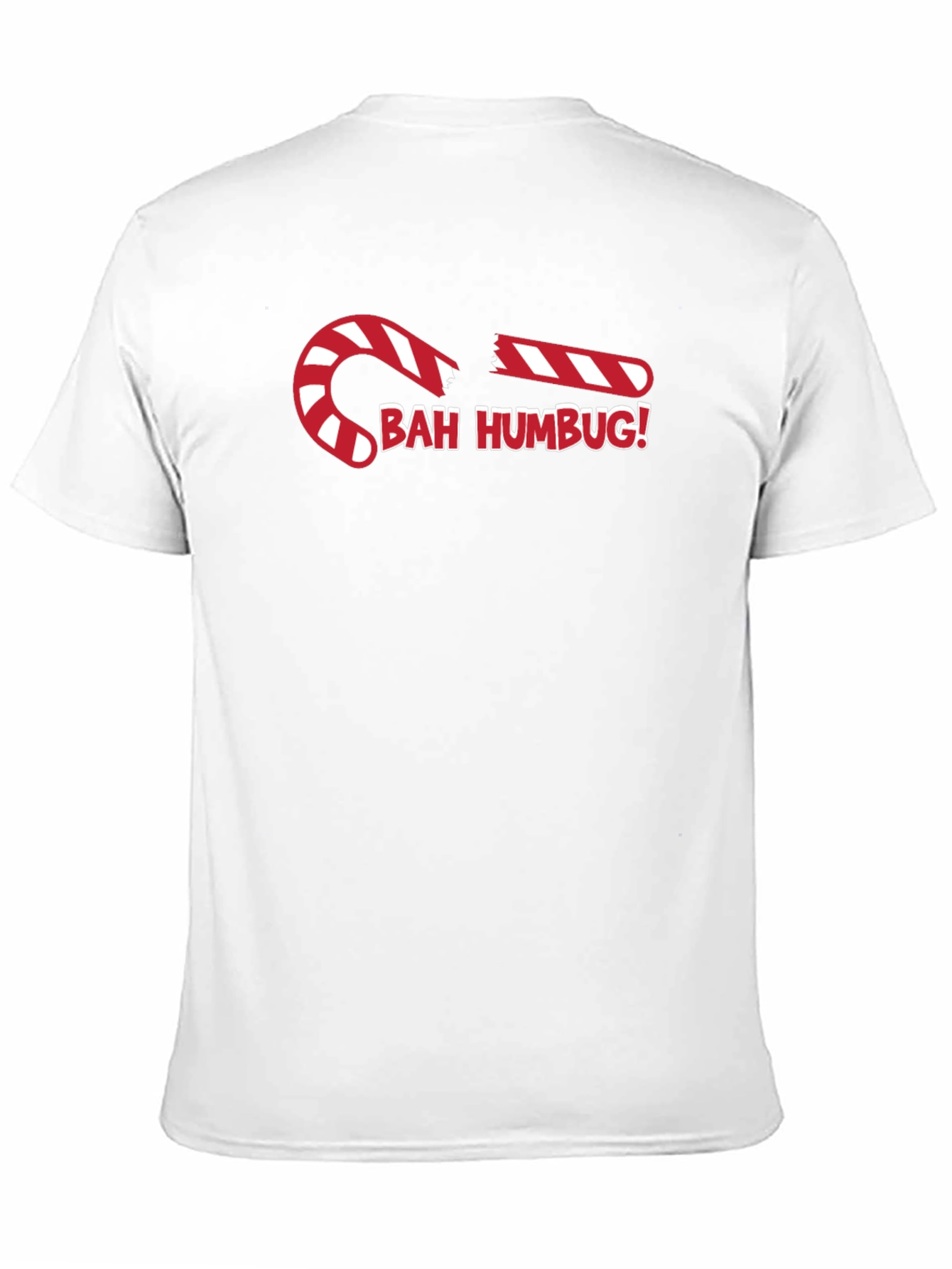 Bah Humbug Candy Cane Graphic Tee