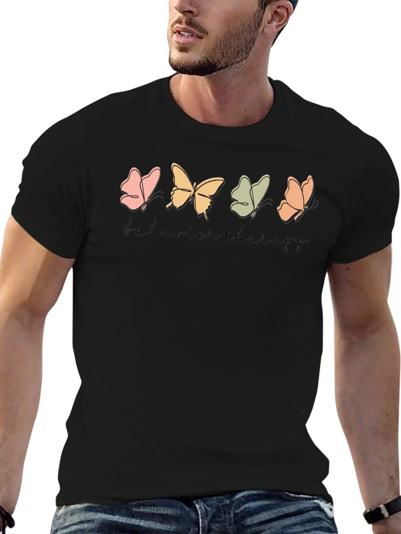 Behavior Therapy Butterfly Graphic Tee
