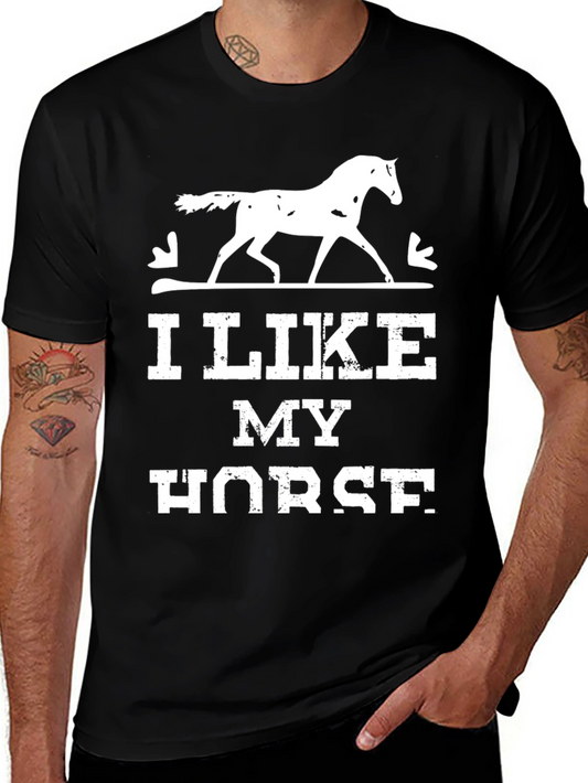 I Like My Horse Graphic Tee